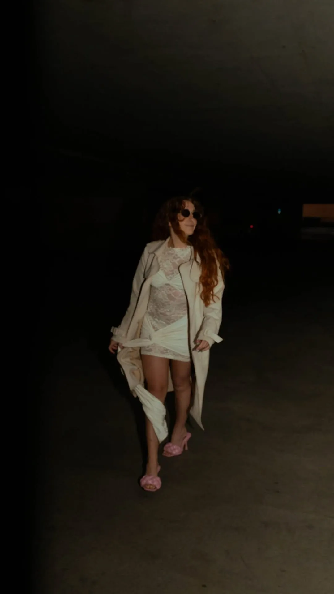 main character energy, parking garage edition